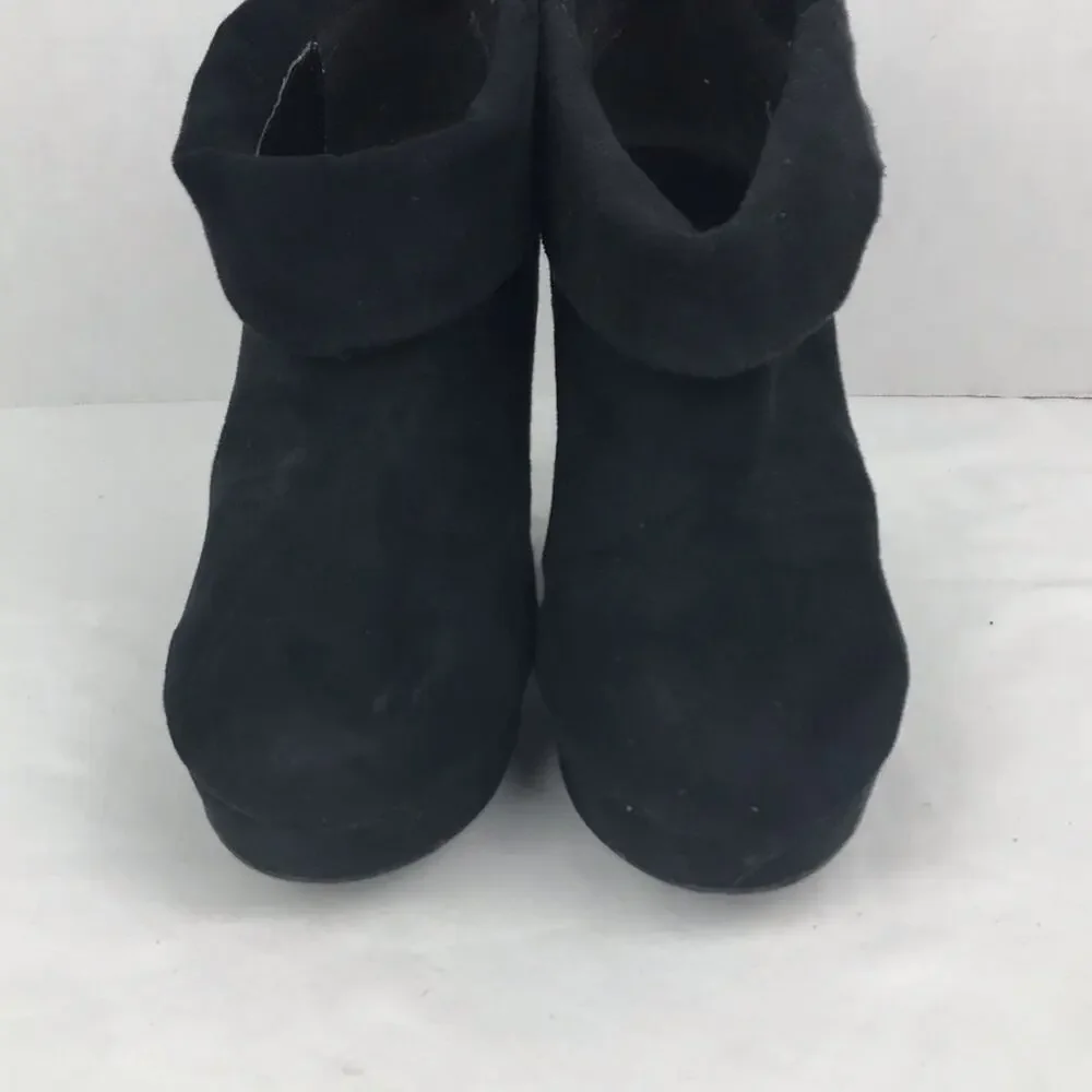 Kelsi Dagger WILMA Vegan Suede Ankle Bootie Sz 9.5